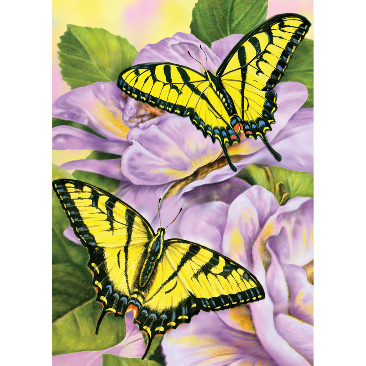 Mini Paint By Number Kit 5"X7"-Swallowtail Butterflies