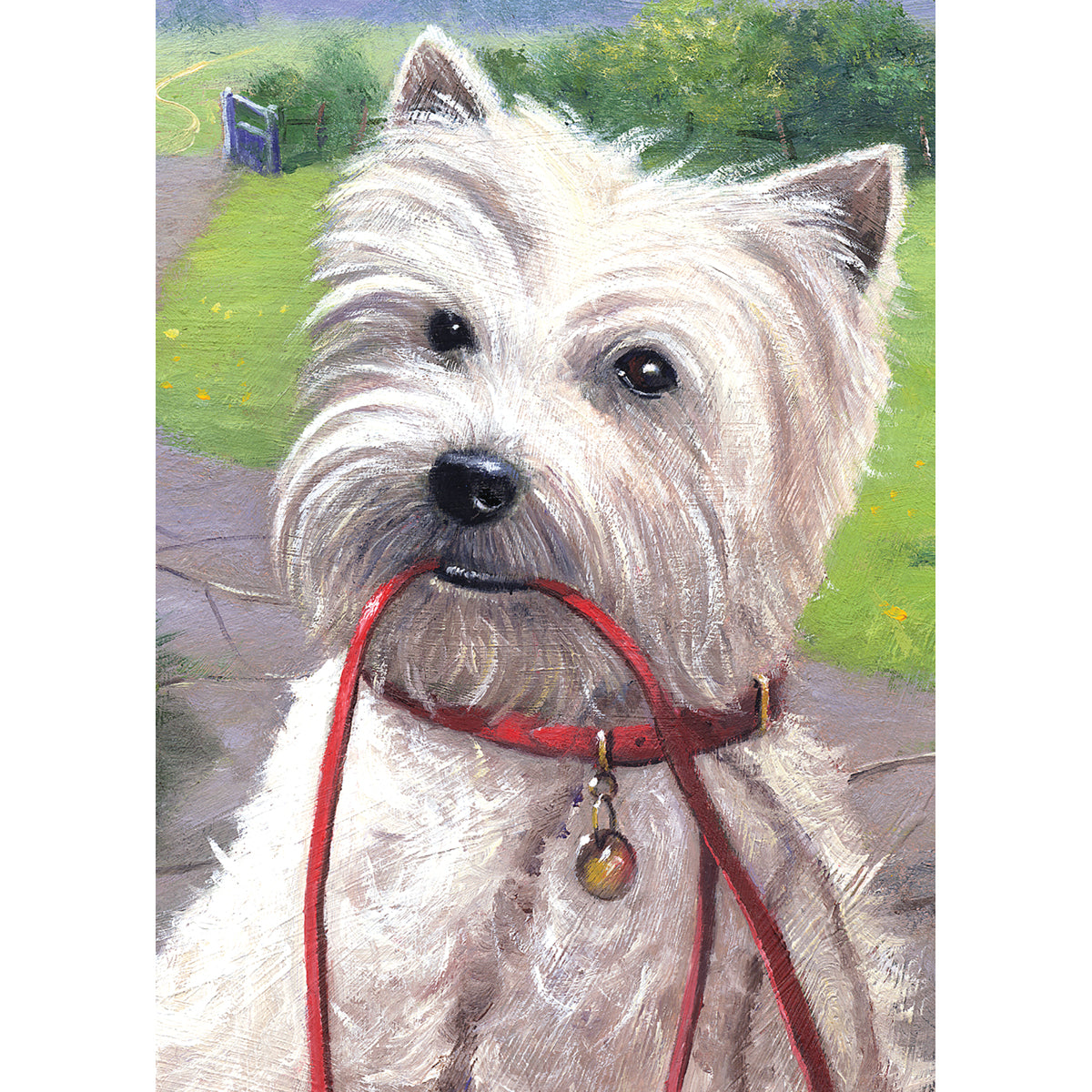 Mini Paint By Number Kit 5"X7"-Westie