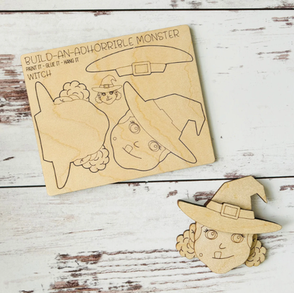 Pheasant & Needham Home Decor & Crafts - DIY Witch Magnet Kit HALLOWEEN