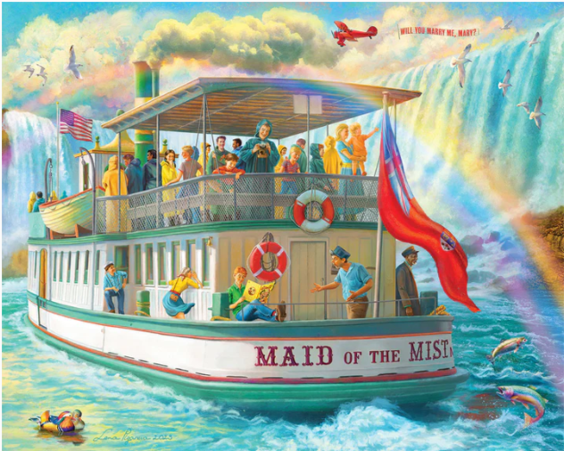 Family Road Trip - Niagara Falls (1822pz) - 1000 Piece Jigsaw Puzzle