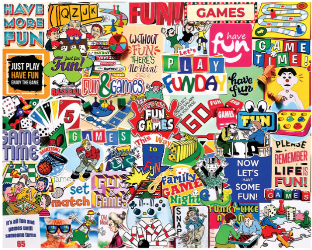 It's All Fun & Games (1902pz) - 1000 Piece Jigsaw Puzzle