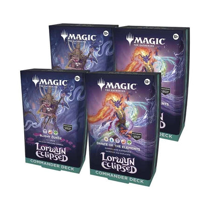 Magic: The Gathering - Lorwyn Eclipsed Commander Deck Display (4 decks)  Sold as case