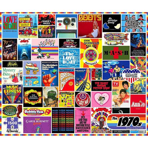 1500 Piece 1970s Puzzle