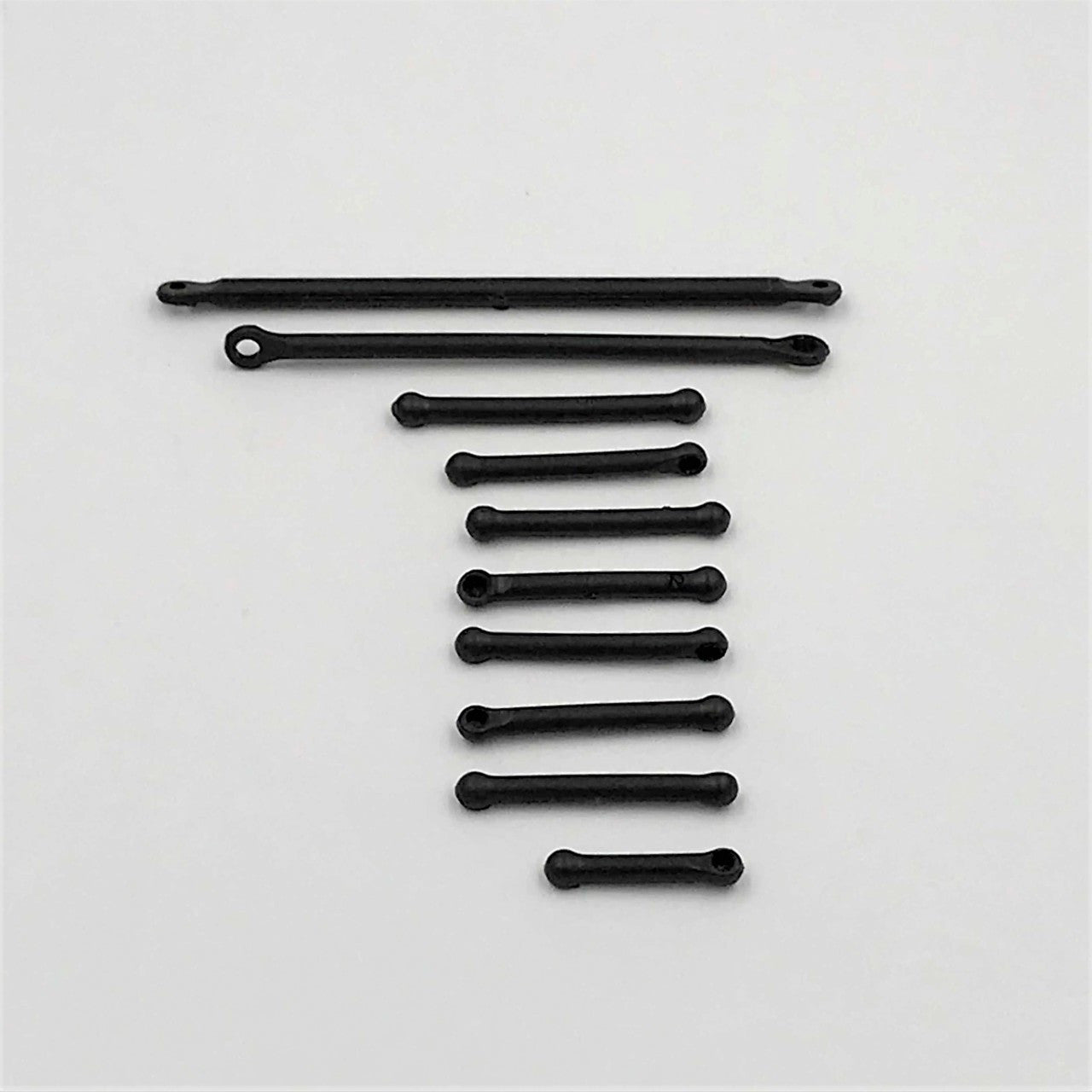 Radius Rods Black 1/18 Mid Spr