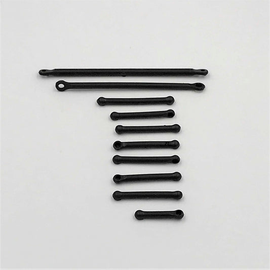 Radius Rods Black 1/18 Mid Spr