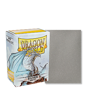 Dragon Shield Sleeves: Standard- Matte Silver (100 ct.)