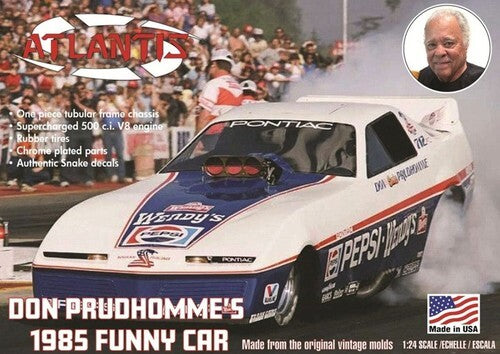 1/24 Don Prudhomme 1985 Pontiac Challenger Trans AM Funny Car Plastic Model