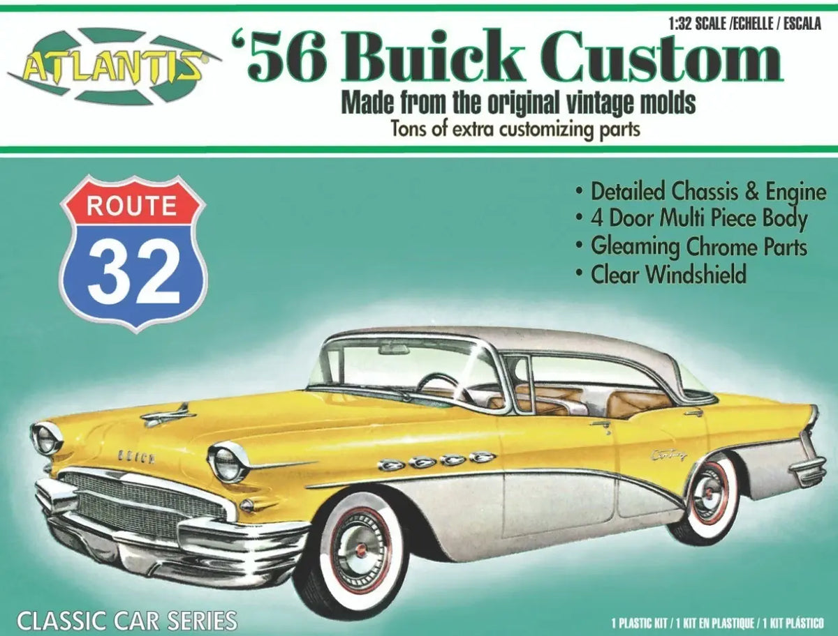 1:32 Route 32 Classic Car Series - 1956 Buick Custom