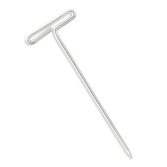 100 Nickle Plated T-Pins Small 1" Long