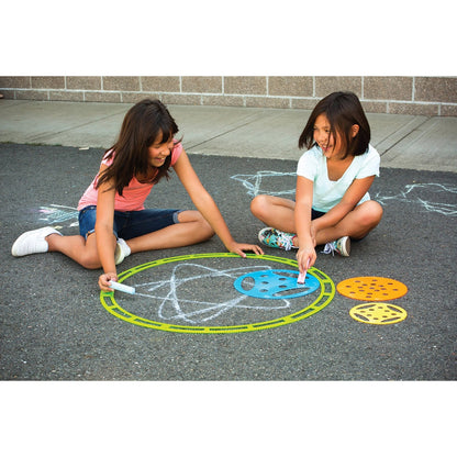 Sidewalk Spiral Art