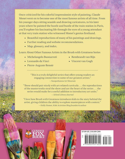 Fox Chapel Publishing - Brush with Greatness: Claude Monet (SC)