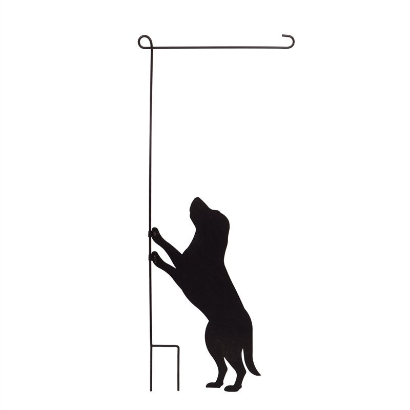 Dog Garden Flag Stand