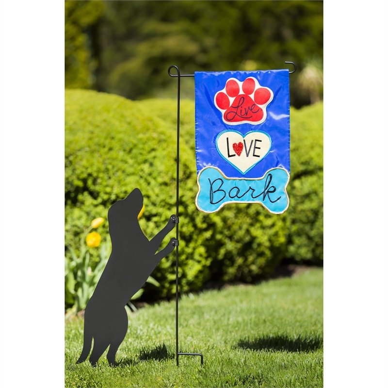 Dog Garden Flag Stand