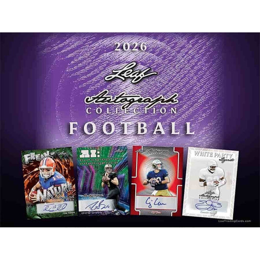2026 Leaf Autograph Collection Football Hobby