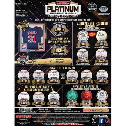 2026 Tristar HT Platinum Autographed Baseballs Gold Glove & Silver Slugger Edition