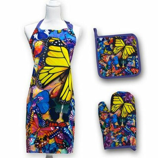 Butterfly Frenzy Apron Sets