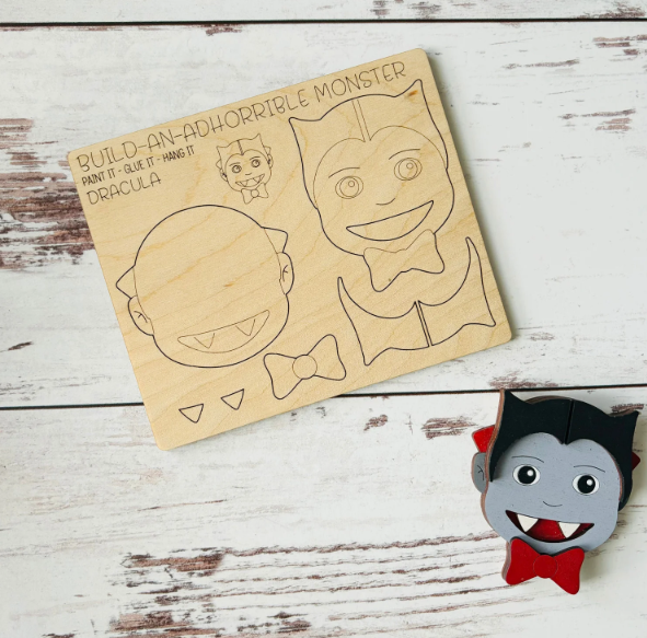 Pheasant & Needham Home Decor & Crafts - DIY Dracula Magnet Kit HALLOWEEN