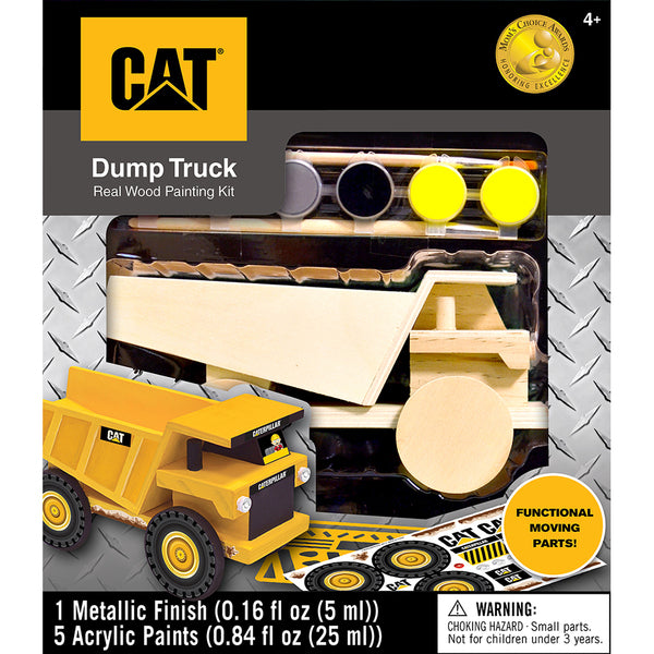 Caterpillar - Dump Truck Wood Paint Kit
