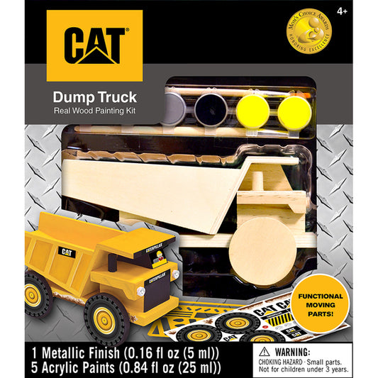 Caterpillar - Dump Truck Wood Paint Kit