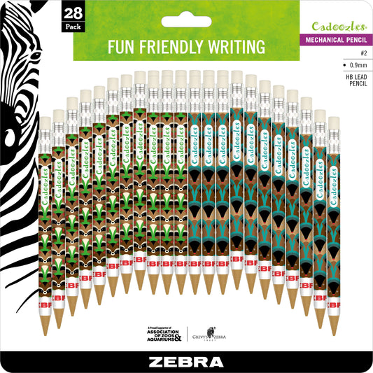 Cadoozles Mechanical Pencils 28/Pkg-Woodland Creatures