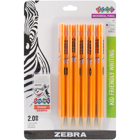 Cadoozles Mechancial Pencils 6/Pkg-Orange
