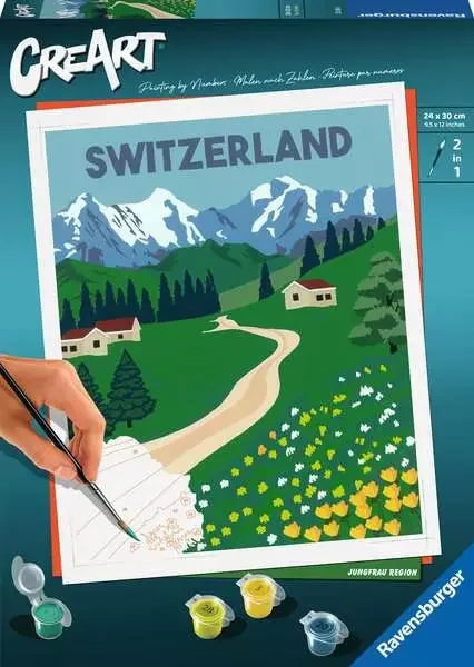 CreArt: Switzerland Jungfrau Region 10x12