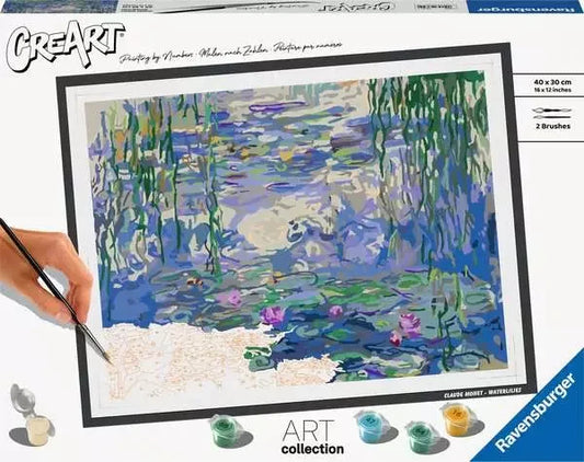 CreArt: Monet Water Lilies 12x16