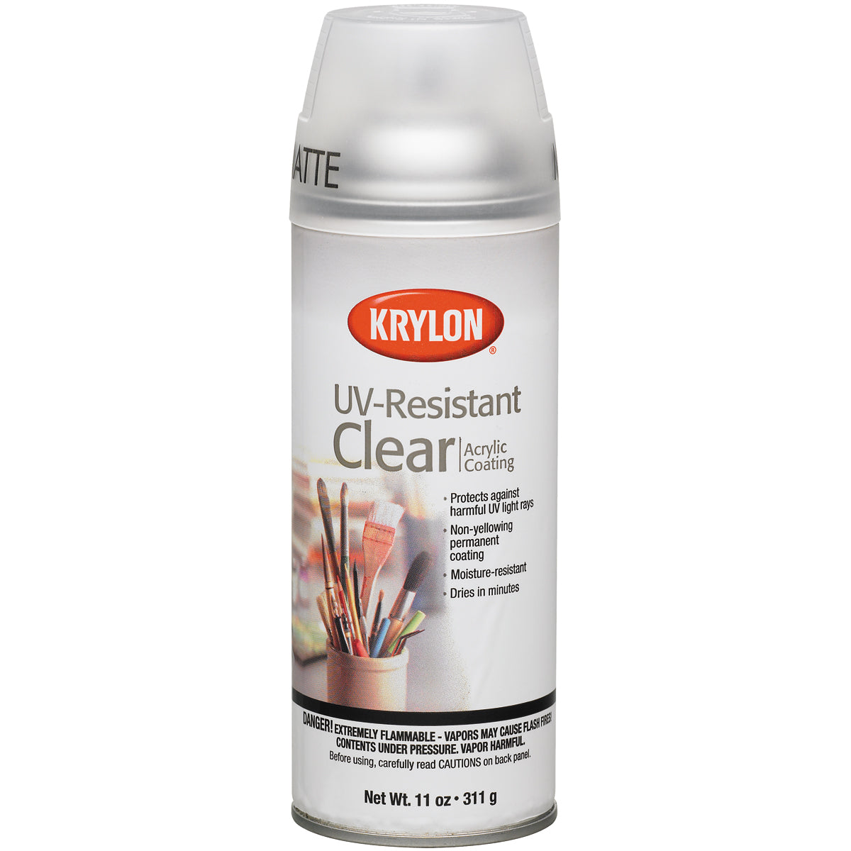UV-Resistant Acrylic Coating Aerosol Spray 11oz-Matte