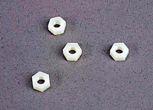 Discontinued - 4mm nylon wheel nuts (4)