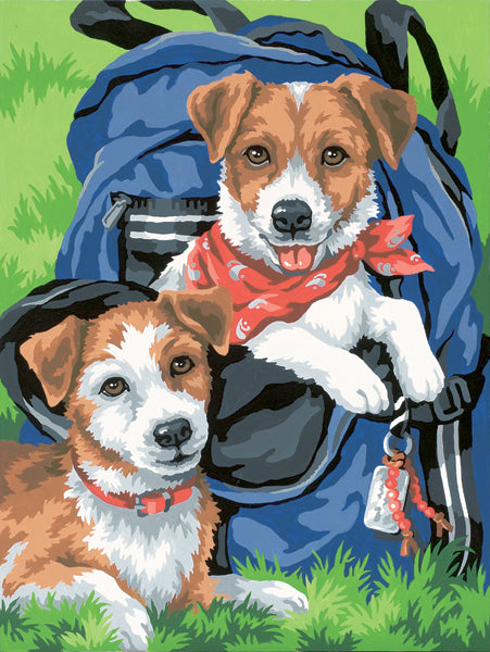 Paint Works Paint By Number Kit 9"X12"-Backpack Buddies