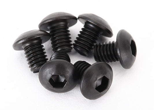 Screws 3x4mm button-head machine (hex drive) (6)