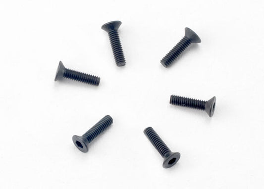 Screws 2.5x10mm countersunk machine (hex drive) (6)