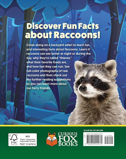 Fox Chapel Publishing - Kids' Backyard Safari:  RACCOONS (HC) - Explore Their World