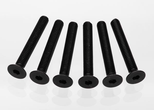 Screws 4x30mm countersunk machine (hex drive) (6)