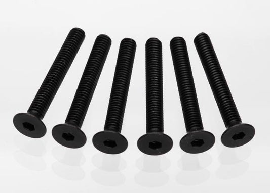 Screws 4x30mm countersunk machine (hex drive) (6)