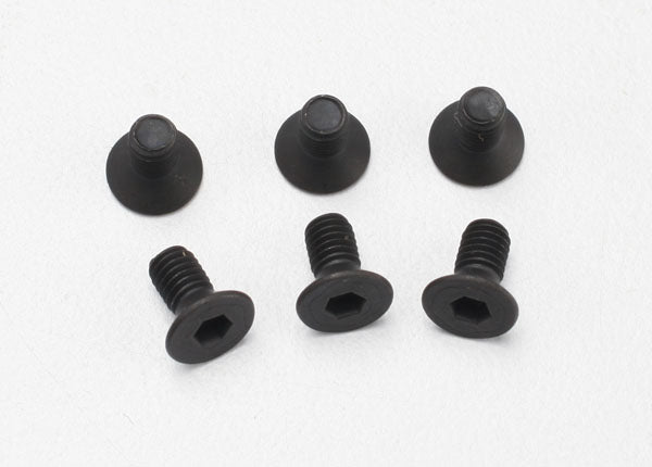 Screws 3x6mm countersunk machine (6) (hex drive)