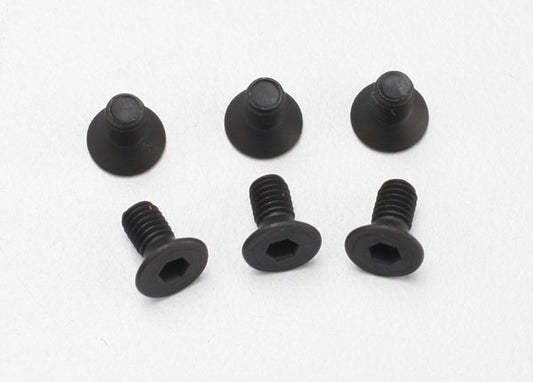 Screws 3x6mm countersunk machine (6) (hex drive)