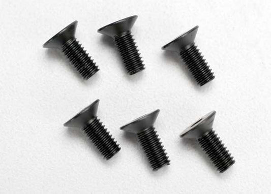 Screws 4x10mm countersunk machine (hex drive) (6)