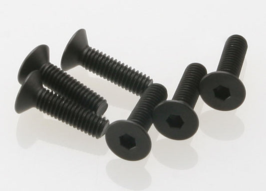 Screws 4x15mm countersunk machine (hex drive) (6)