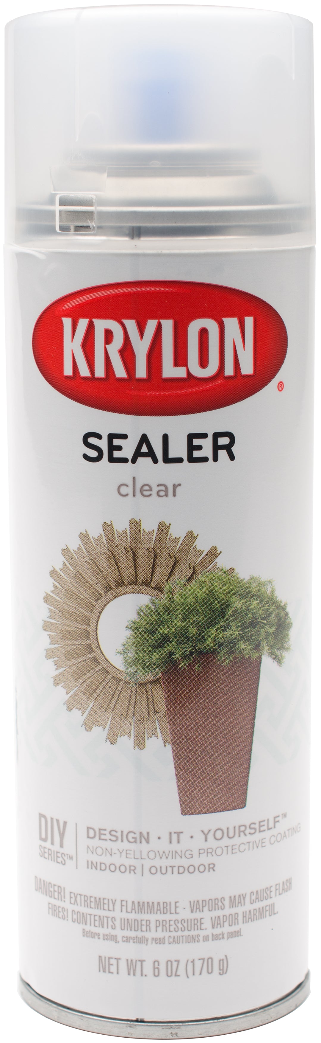 Krylon Clear Sealer Aerosol Spray 6oz-