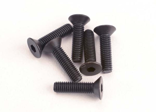 Screws 3x12mm countersunk machine (6) (hex drive)