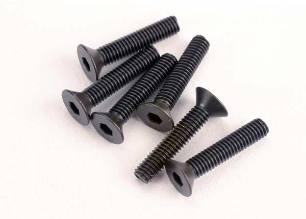 Screws 3x15mm countersunk machine (6) (hex drive)
