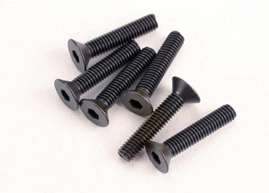 Screws 3x15mm countersunk machine (6) (hex drive)