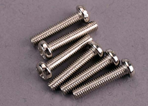 Screws 3x15mm roundhead machine (6)