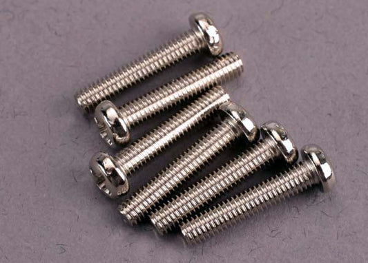 Screws 3x15mm roundhead machine (6)