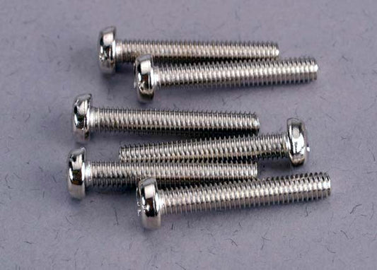 Screws 3x18mm roundhead machine (6)