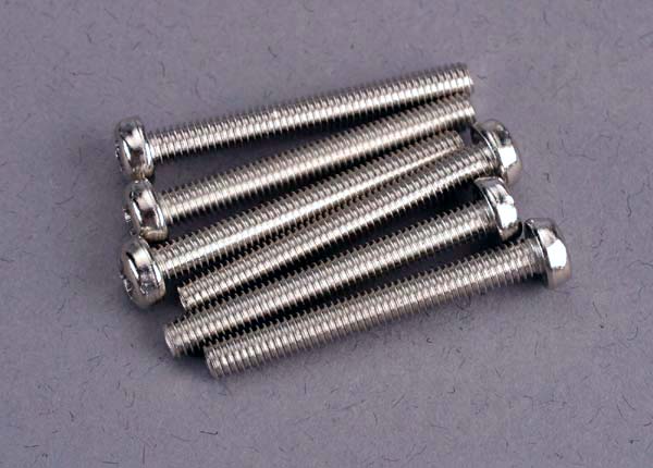 Screws 3x25mm roundhead machine (6)