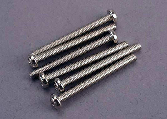 Screws 3x30mm roundhead machine (6)