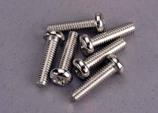 Screws 4x15mm roundhead machine (6)