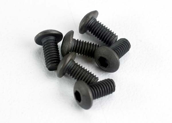 Screws 3x6mm button-head machine (hex drive) (6)